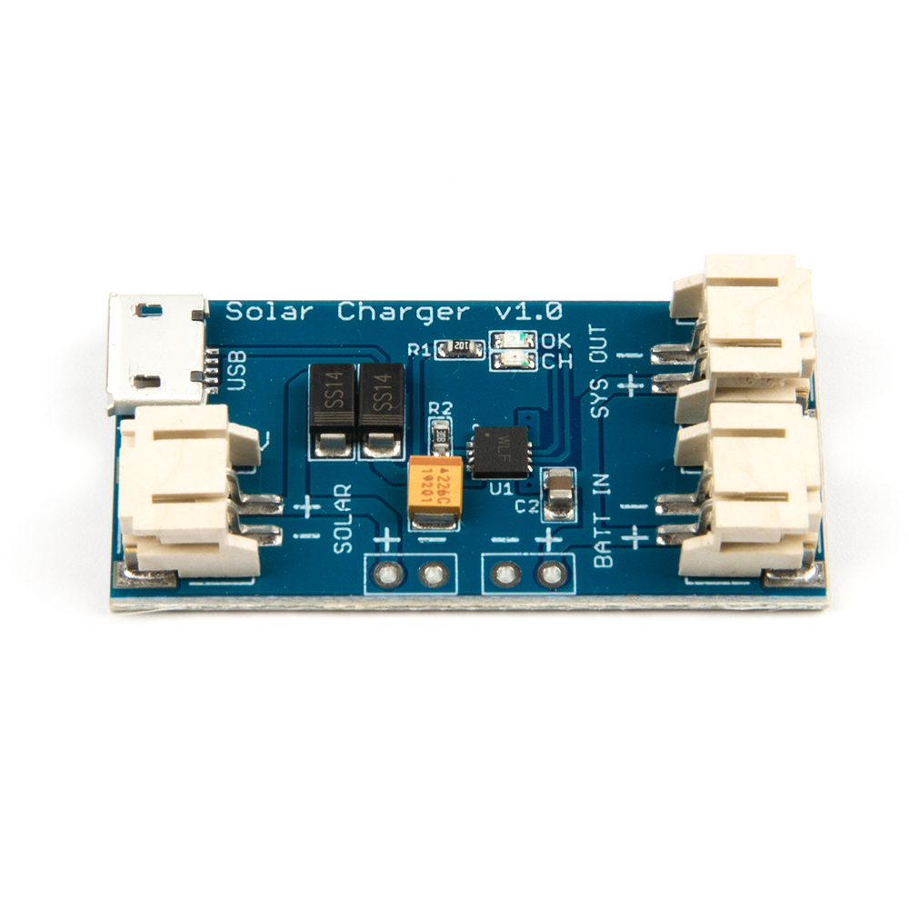 Модуль заряда Lipo аккумулятора от солнечной панели, 500мА